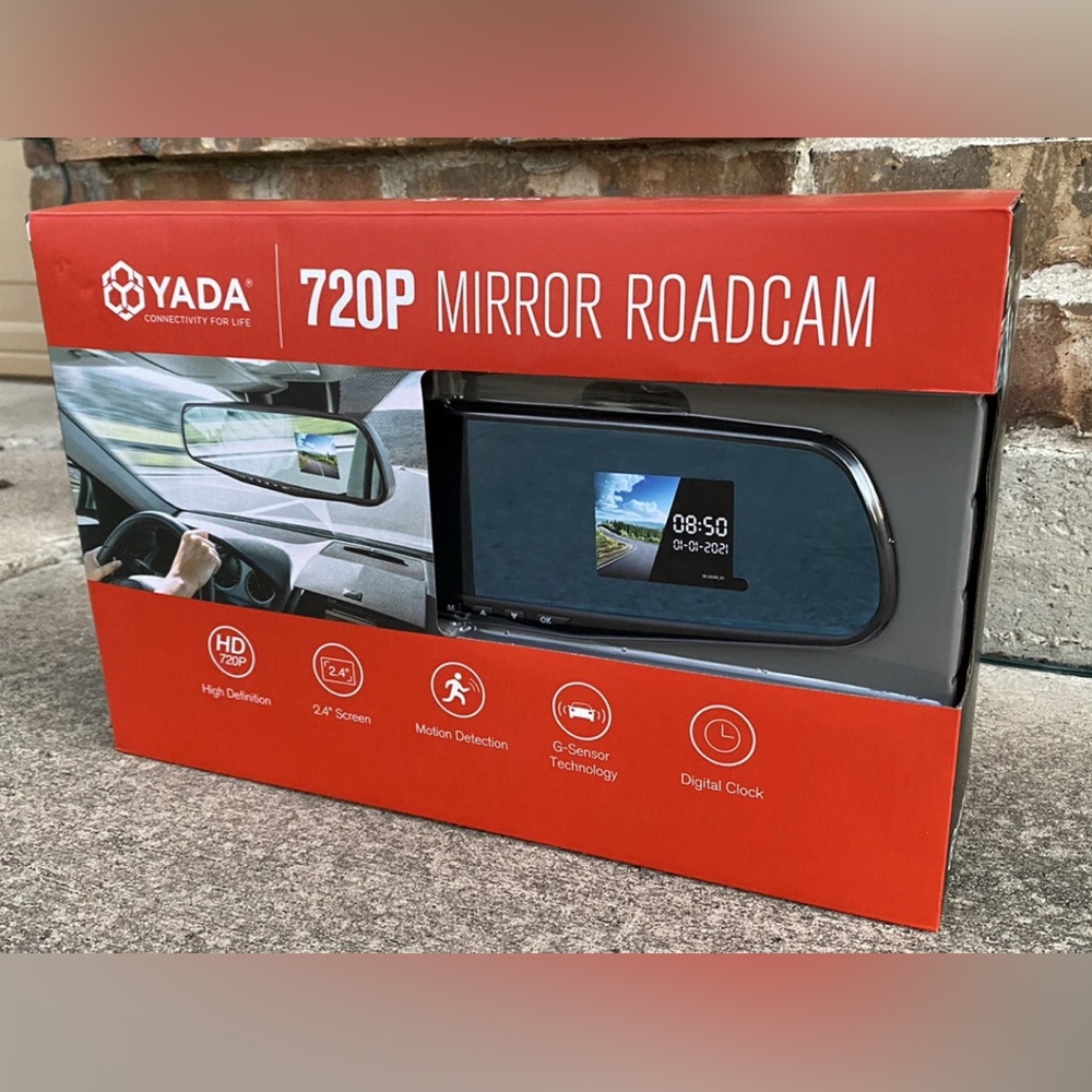 YADA 720p MIRROR ROADMAP 2.4' SCREEN 120DEGREE ANGLE MOTION DETECTION